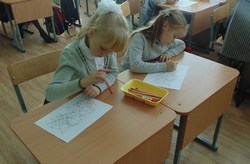 Фотография на уроке по развитию речи