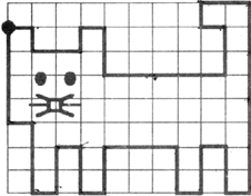 Графический диктант "Кот"