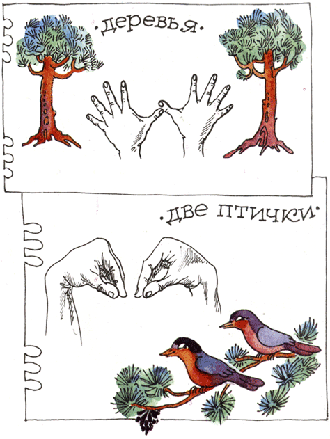 Пальчиковая гимнастика "Деревья"