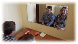 затем совместно с логопедом